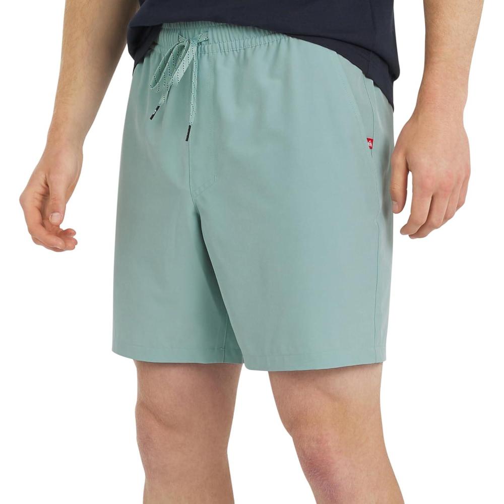 imageQuiksilver Mens Regular Fit Stretch Waist Water Friendly Active Hybrid Shorts SXXLJade Grey