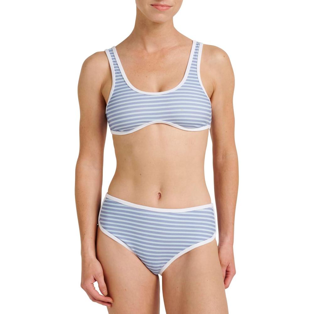 imageQuiksilver Womens Cali Striped Crop Swim TopSky Blue