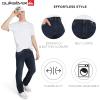 Quiksilver Men’s 5 Pocket Straight Fit Stretch Waist Denim Jeans(Blue Mountain)