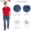 Quiksilver Men’s 5 Pocket Straight Fit Stretch Waist Denim Jeans(Capri Breeze)