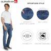 Quiksilver Men’s 5 Pocket Straight Fit Stretch Waist Denim Jeans(Capri Breeze)