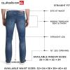 Quiksilver Men’s 5 Pocket Straight Fit Stretch Waist Denim Jeans(Capri Breeze)