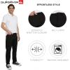Quiksilver Men’s 5 Pocket Straight Fit Stretch Waist Denim Jeans(Jet Black)