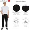 Quiksilver Men’s 5 Pocket Straight Fit Stretch Waist Denim Jeans(Jet Black)