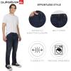 Quiksilver Men’s 5 Pocket Straight Fit Stretch Waist Denim Jeans(Stuyvesant)