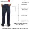 Quiksilver Men’s 5 Pocket Straight Fit Stretch Waist Denim Jeans(Stuyvesant)