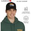 Quiksilver Men’s Premium Cotton Adjustable Snap Back Logo Baseball Cap(Black)