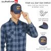 Quiksilver Men’s Premium Cotton Adjustable Snap Back Logo Baseball Cap(Blue Shadow)