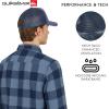 Quiksilver Men’s Premium Cotton Adjustable Snap Back Logo Baseball Cap(Blue Shadow)