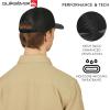 Quiksilver Men’s Premium Cotton Adjustable Snap Back Logo Baseball Cap(Charcoal)