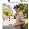 Quiksilver Men’s Premium Cotton Adjustable Snap Back Logo Baseball Cap(Charcoal)