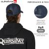 Quiksilver Men’s Premium Cotton Adjustable Snap Back Logo Baseball Cap(Flint Stone)