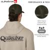 Quiksilver Men’s Premium Cotton Adjustable Snap Back Logo Baseball Cap(Grape Leaf)
