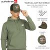 Quiksilver Men’s Premium Cotton Adjustable Snap Back Logo Baseball Cap(Sage)