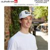 Quiksilver Men’s Premium Cotton Adjustable Snap Back Logo Baseball Cap(Snow White)