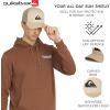 Quiksilver Men’s Premium Cotton Adjustable Snap Back Logo Baseball Cap(Taupe)