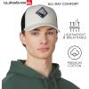 Quiksilver Men’s Premium Cotton Adjustable Snap Back Logo Baseball Cap(White)