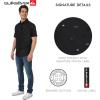 Quiksilver Men’s Regular Fit Premium Soft Cotton Short Sleeve Button Down Woven Shirt(Black)