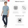 Quiksilver Men’s Soft Cotton Premium Tee Short Sleeve T-Shirt(Blue Shadow)