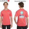 Quiksilver Men’s Soft Cotton Premium Tee Short Sleeve T-Shirt(Coral)