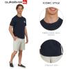 Quiksilver Men’s Soft Cotton Premium Tee Short Sleeve T-Shirt(Eclipse)