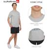 Quiksilver Men’s Soft Cotton Premium Tee Short Sleeve T-Shirt(Heather Grey)