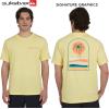 Quiksilver Men’s Soft Cotton Premium Tee Short Sleeve T-Shirt(Pale Yellow)