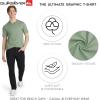 Quiksilver Men’s Soft Cotton Premium Tee Short Sleeve T-Shirt(Sage)