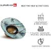 Quiksilver Men’s Wide Brim Outdoor Lifeguard Straw Sun Hat(Aqua)