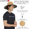 Quiksilver Men’s Wide Brim Outdoor Lifeguard Straw Sun Hat(Army)