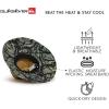 Quiksilver Men’s Wide Brim Outdoor Lifeguard Straw Sun Hat(Army)