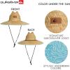 Quiksilver Men’s Wide Brim Outdoor Lifeguard Straw Sun Hat(Limpet Shell)