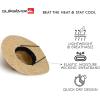 Quiksilver Men’s Wide Brim Outdoor Lifeguard Straw Sun Hat(Natural)