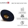 Quiksilver Men’s Wide Brim Outdoor Lifeguard Straw Sun Hat(Navy)