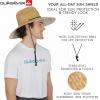 Quiksilver Men’s Wide Brim Outdoor Lifeguard Straw Sun Hat(Twill)