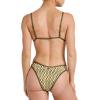 Quiksilver Women’s Dylan Cut Out Tile Print Bikini Bottom(Olive)
