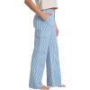 Quiksilver Women’s Lizzie Yarn Dyed Stripe Cargo Pant(Feeling Blue)