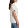 Quiksilver Women’s Lost But Free Boyfriend T-Shirt(Off-white)
