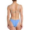 Quiksilver Women’s Lowers Contrast Triangle Bikini Top(Ultramarine)