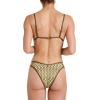 Quiksilver Women’s Lowers Tile Triangle Bikini Top(Olive)