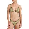 Quiksilver Women’s Lowers Tile Triangle Bikini Top(Olive)