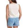 Quiksilver Women’s Nomad Cropped Relaxed Fit Tank Top(Seashell)