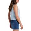 Quiksilver Women’s Nomad Cropped Relaxed Fit Tank Top(Sky Blue)