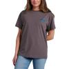 Quiksilver Women’s Radical Boyfriend T-Shirt(Off Black)