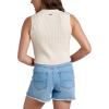 Quiksilver Women’s Sandbar Sleeveless Lace Up Sweater(Seashell)