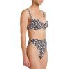 Quiksilver Women’s Sonny Floral Print Underwire Bikini Top(Off Black)