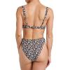 Quiksilver Women’s Sonny Floral Print Underwire Bikini Top(Off Black)