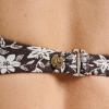 Quiksilver Women’s Sonny Floral Print Underwire Bikini Top(Off Black)
