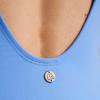 Quiksilver Women’s Stoked Logo Color Block One Piece Swimsuit(Ultramarine)