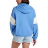 Quiksilver Women’s Wave Check French Terry Hoodie(Ultramarine)